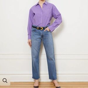 NWOT loup Kelly 90s boyfriend jean indigo medium